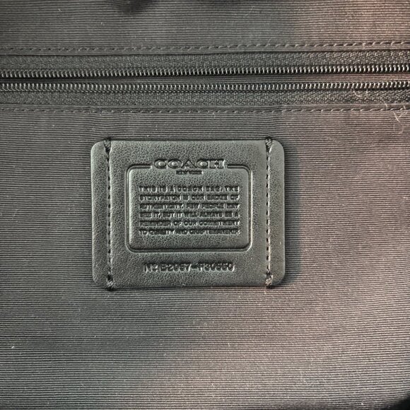 Coach Black Pebbled Leather Mini Charlie Backpack Gold Hardware Luxury - Picture 5 of 9